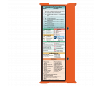 WhiteCoat Clipboard® Trifold - Orange Physical Therapy Edition